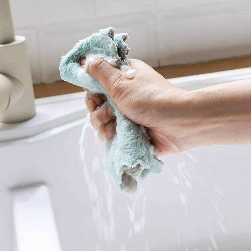 Khăn Lau Bếp Đa Năng 2 Mặt - Su - Ảnh 4