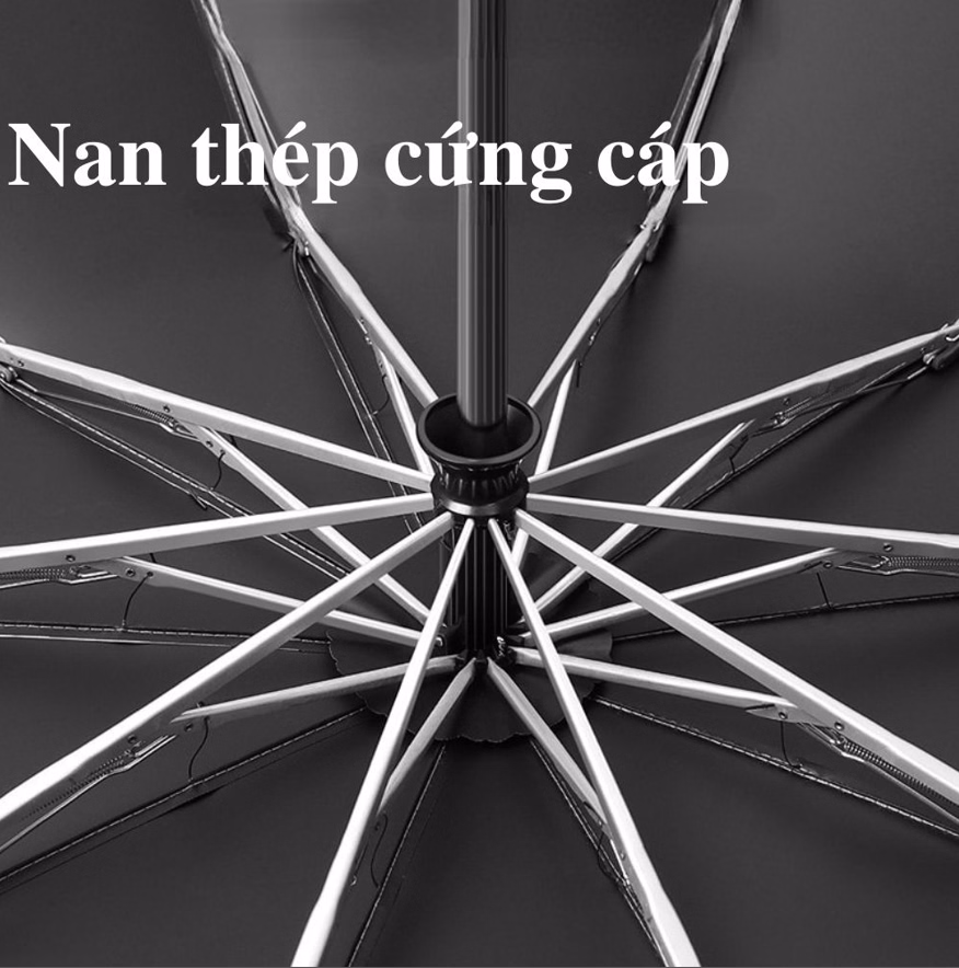 Ô Nan Thép Xuất Nhật Cầm Tay Cỡ Lớn, Tự Động Gấp Gọn - Bh Kids - Ảnh 6