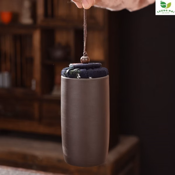 Bộ Ấm Chén Du Lịch Tử Sa 12 Món - Sương Mai - Ảnh 2