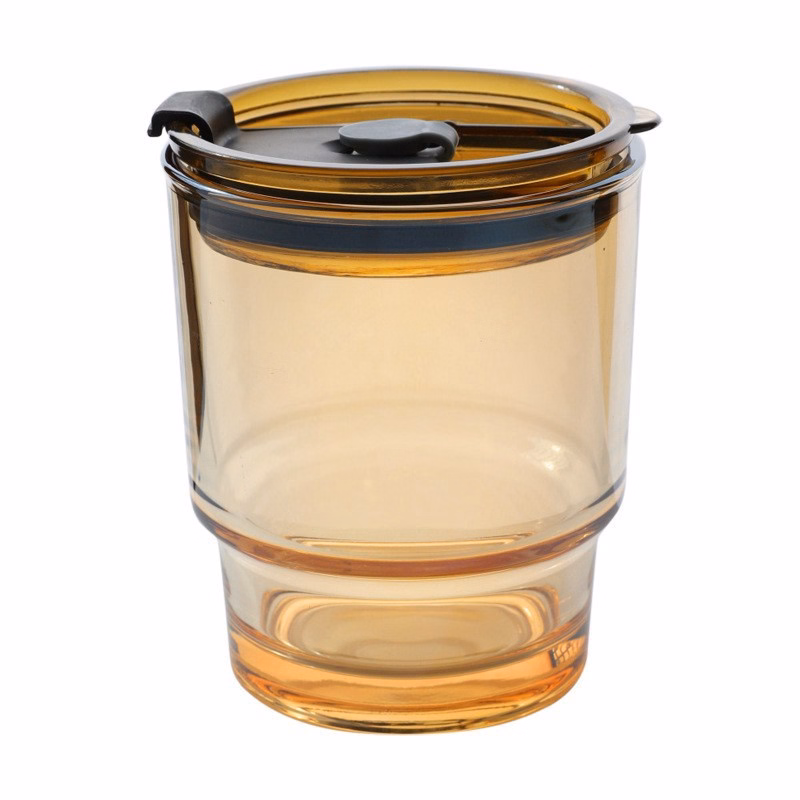 Cốc Thủy Tinh Có Nắp Bọc Da, Ống Hút 450Ml - Sương Mai - Ảnh 3