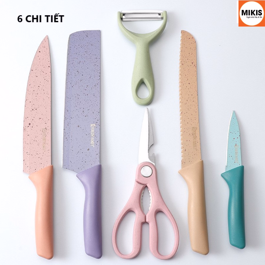 Bộ Dao Kéo Cao Cấp Lúa Mạch 6 Chi Tiết - Engelnerg - Ảnh 2