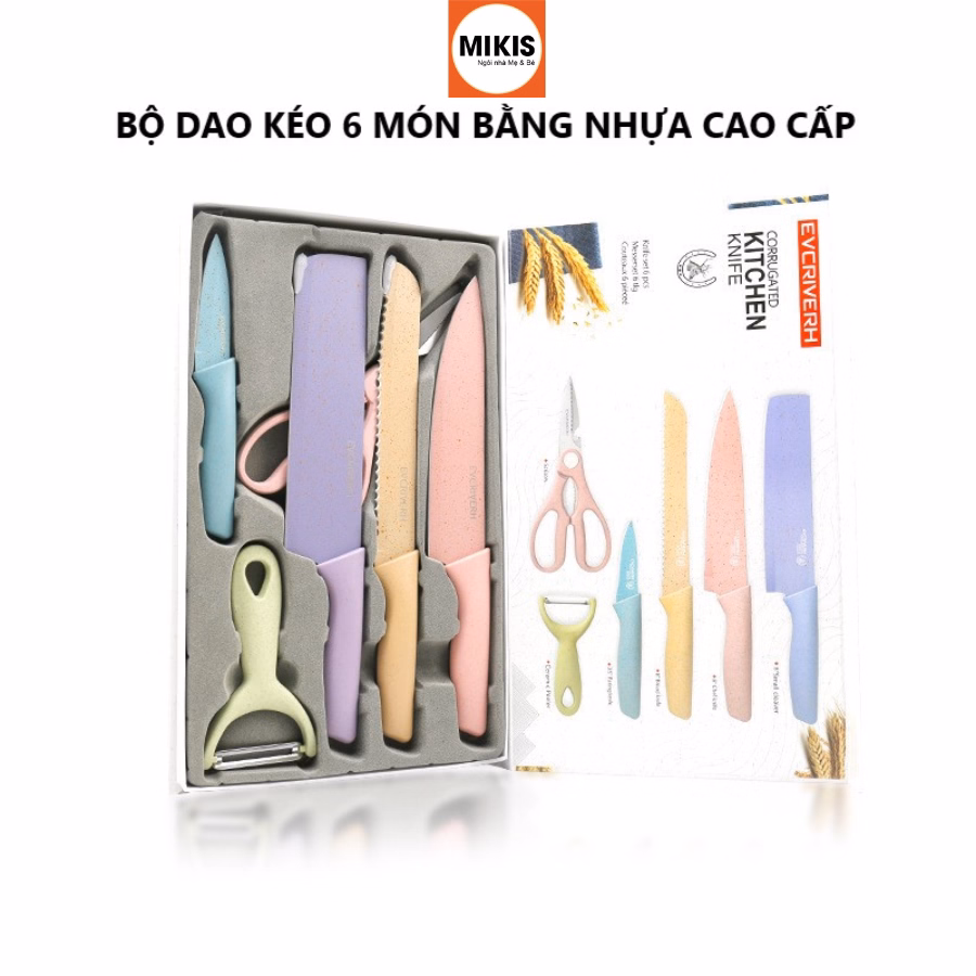 Bộ Dao Kéo Cao Cấp Lúa Mạch 6 Chi Tiết - Engelnerg