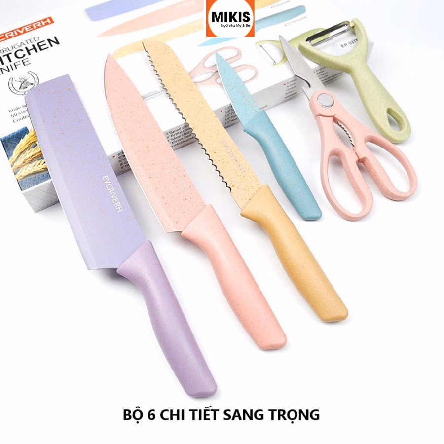 Bộ Dao Kéo Cao Cấp Lúa Mạch 6 Chi Tiết - Engelnerg - Ảnh 4