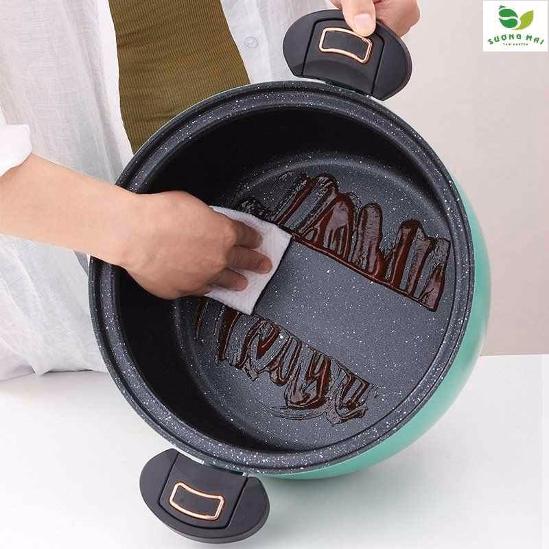 Nồi Áp Suất Đa Năng Bí Ngô Chống Dính Đá Maifan - Sương Mai - Ảnh 5