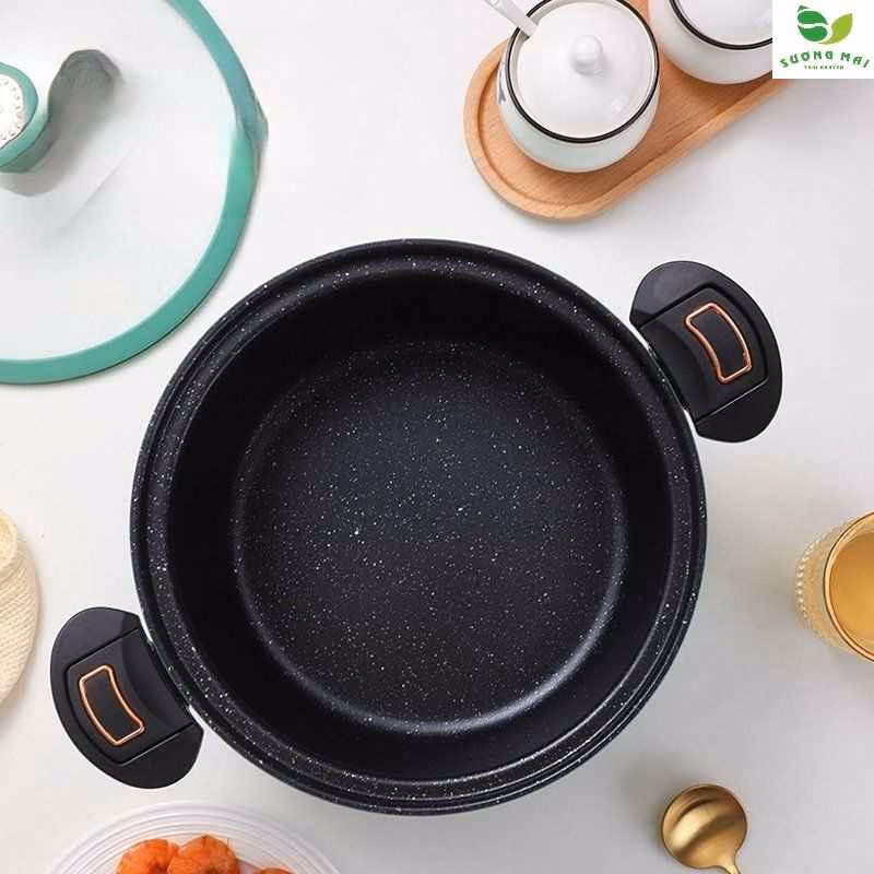 Nồi Áp Suất Đa Năng Bí Ngô Chống Dính Đá Maifan - Sương Mai - Ảnh 8