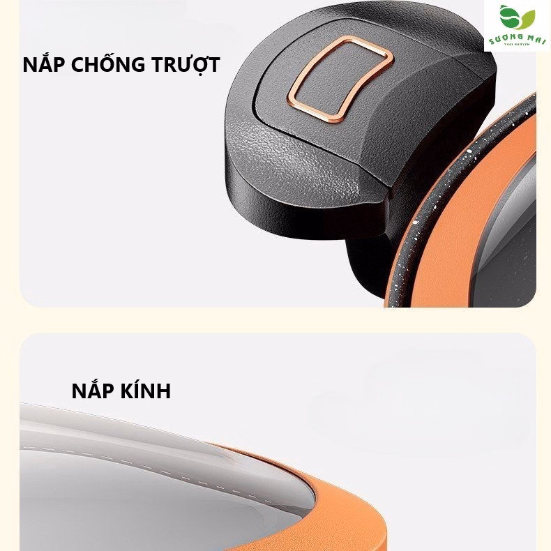 Nồi Áp Suất Đa Năng Bí Ngô Chống Dính Đá Maifan - Sương Mai - Ảnh 9