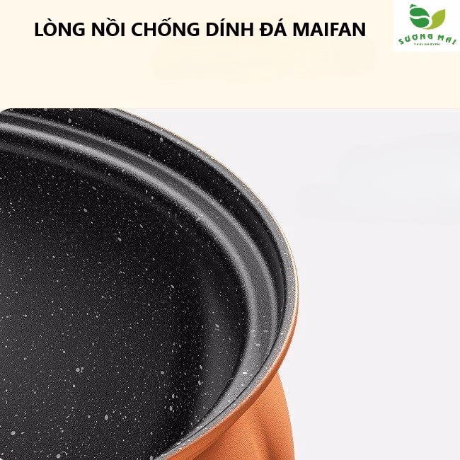 Nồi Áp Suất Đa Năng Bí Ngô Chống Dính Đá Maifan - Sương Mai - Ảnh 12
