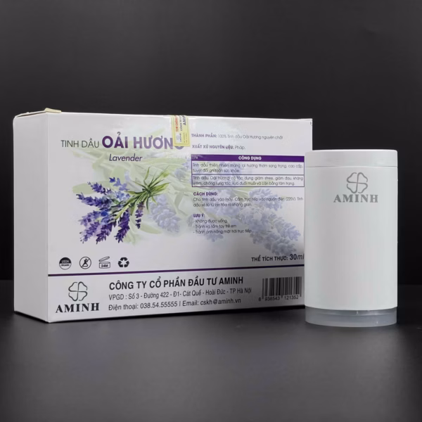 Bộ Sản Phẩm Máy Khuếch Tán Kèm Lọ Tinh Dầu 30Ml - Aminh - Ảnh 6