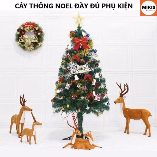 Cây Thông Noel Đầy Đủ Phụ Kiện 60 Và 120Cm - Sương Mai - Ảnh 6