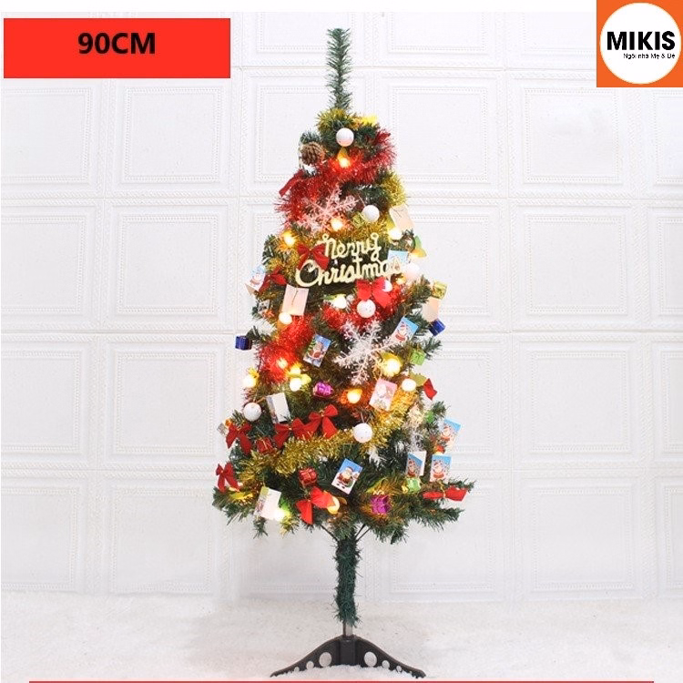 Cây Thông Noel Đầy Đủ Phụ Kiện Cao 90 Và 150Cm - Sương Mai - Ảnh 6