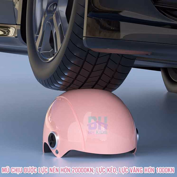 Nón Bảo Hiểm Cao Cấp Cho Bé Có Kính Chắn Bụi, Chắn Gió, Hoạt Hình Dễ Thương - Bh Kids - Ảnh 6
