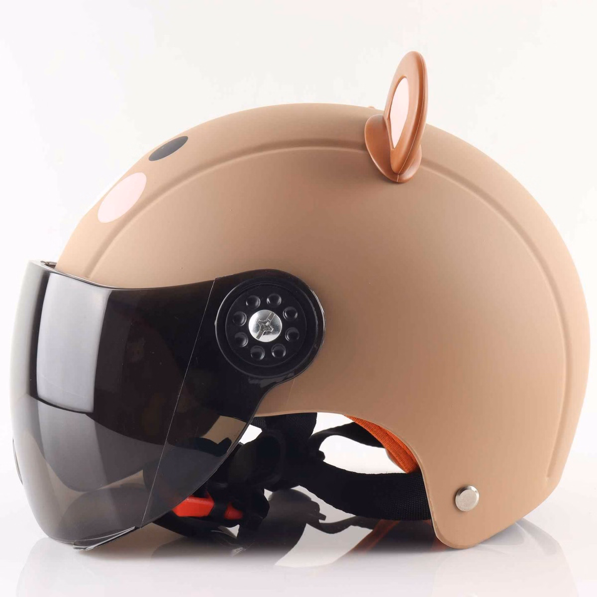 Nón Bảo Hiểm Cao Cấp Cho Bé Có Kính Chắn Bụi, Chắn Gió, Hoạt Hình Dễ Thương - Bh Kids - Ảnh 13