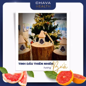 Tinh Dầu Thiên Nhiên Treo Xe Hơi Hương Bưởi 10Ml - Chava