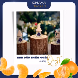 Tinh Dầu Thiên Nhiên Treo Xe Hơi Hương Quýt 10Ml - Chava