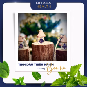 Tinh Dầu Thiên Nhiên Treo Xe Hơi Hương Bạc Hà 10Ml - Chava