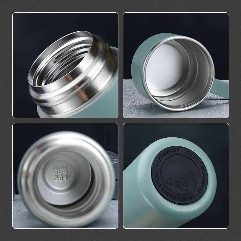 Bộ Bình Giữ Nhiệt Inox Kèm Cốc Cao Cấp 500Ml - Vacuum Flask - Ảnh 7
