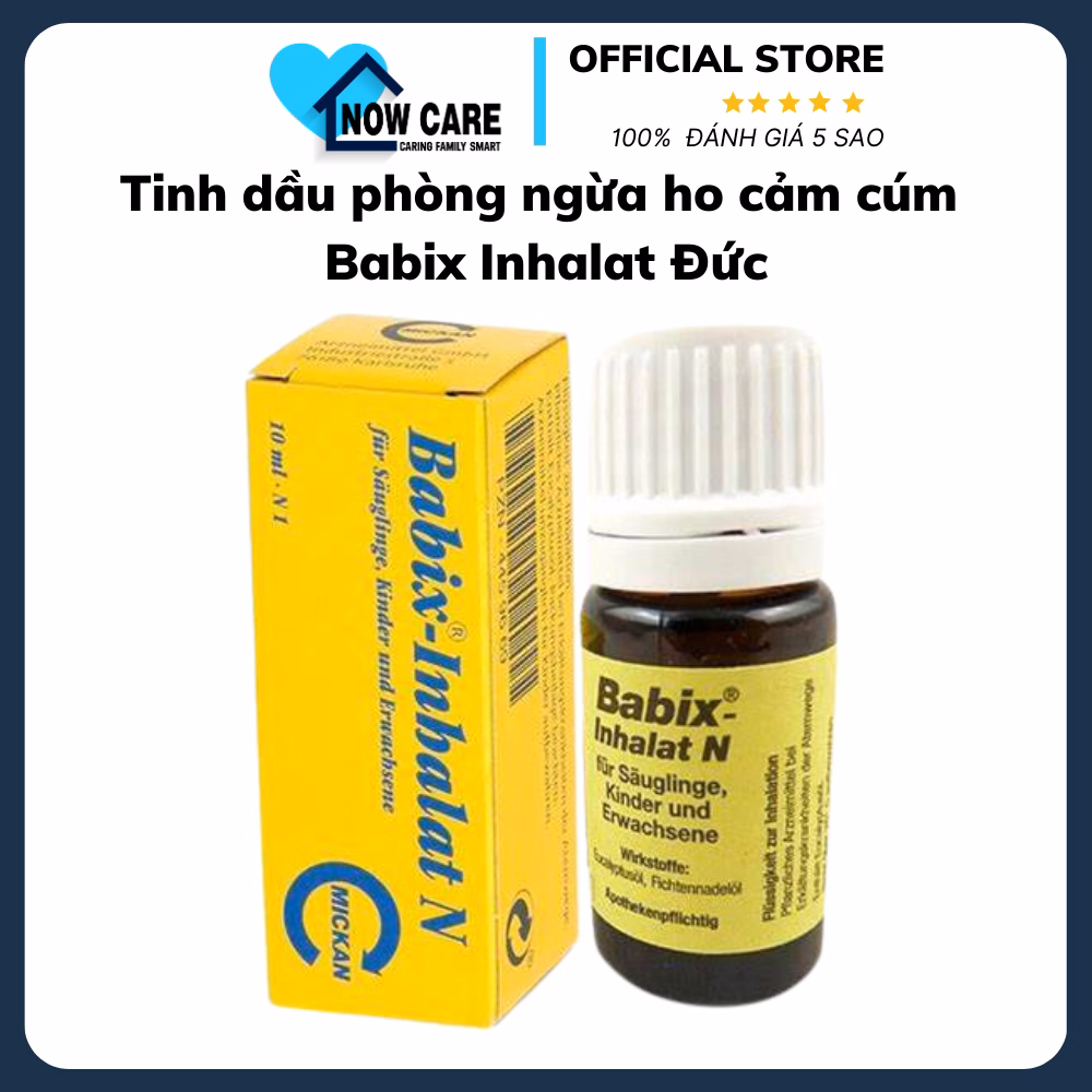 Tinh Dầu Phòng Ngừa Ho Cảm Cúm Inhalat Đức - Babix