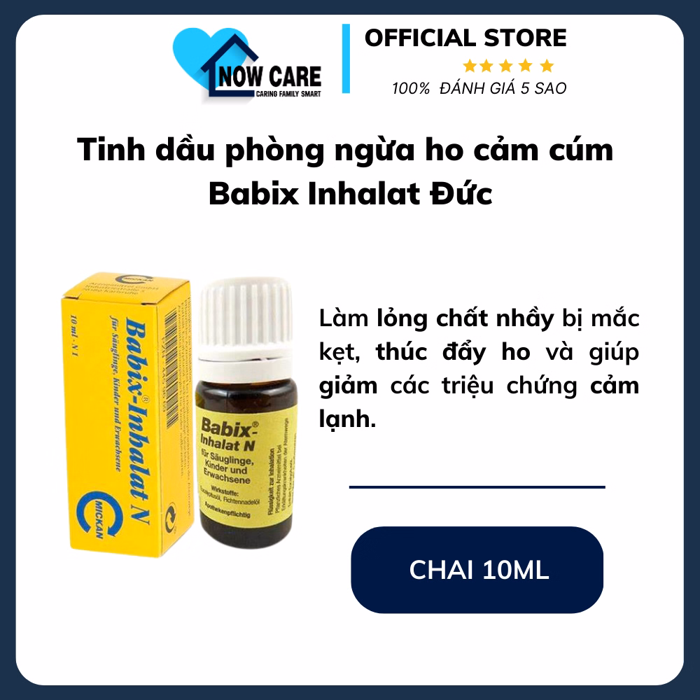 Tinh Dầu Phòng Ngừa Ho Cảm Cúm Inhalat Đức - Babix - Ảnh 6