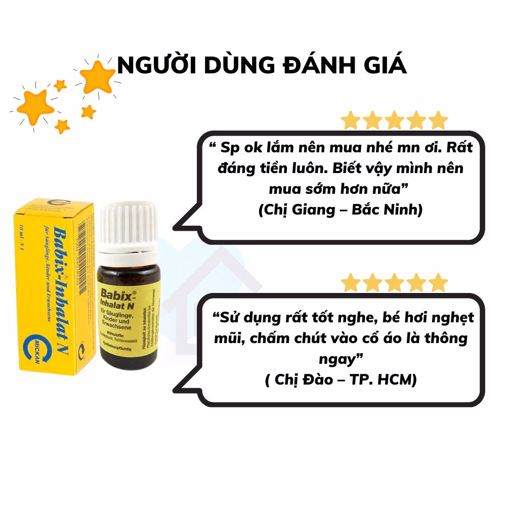 Tinh Dầu Phòng Ngừa Ho Cảm Cúm Inhalat Đức - Babix - Ảnh 7