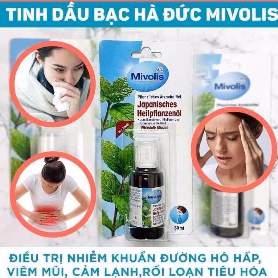Tinh Dầu Bạc Hà Japanisches Heilpflanzenol Đức 30Ml - Mivolis - Ảnh 3