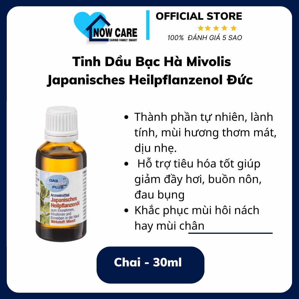 Tinh Dầu Bạc Hà Japanisches Heilpflanzenol Đức 30Ml - Mivolis - Ảnh 2