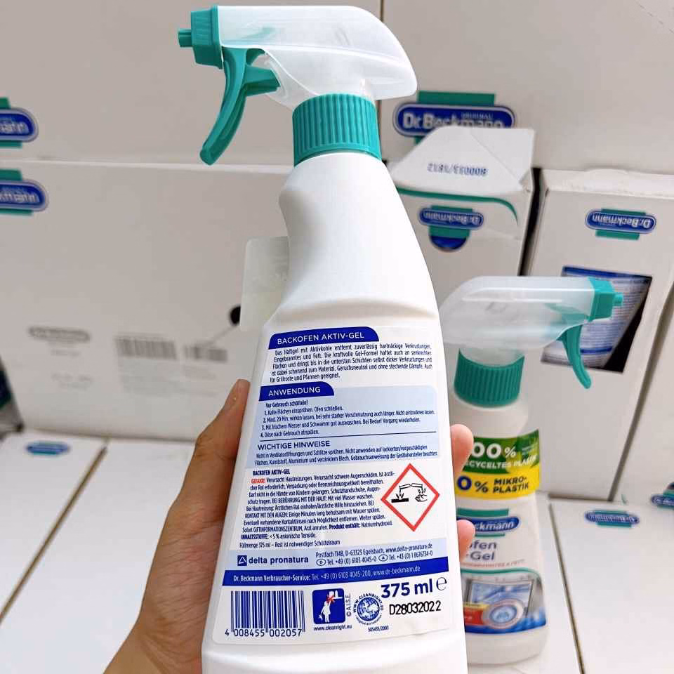 Dung Dịch Vệ Sinh Lò Vi Sóng, Lò Nướng, Nồi Chiên Không Dầu 375Ml - Dr.Beckman - Ảnh 8