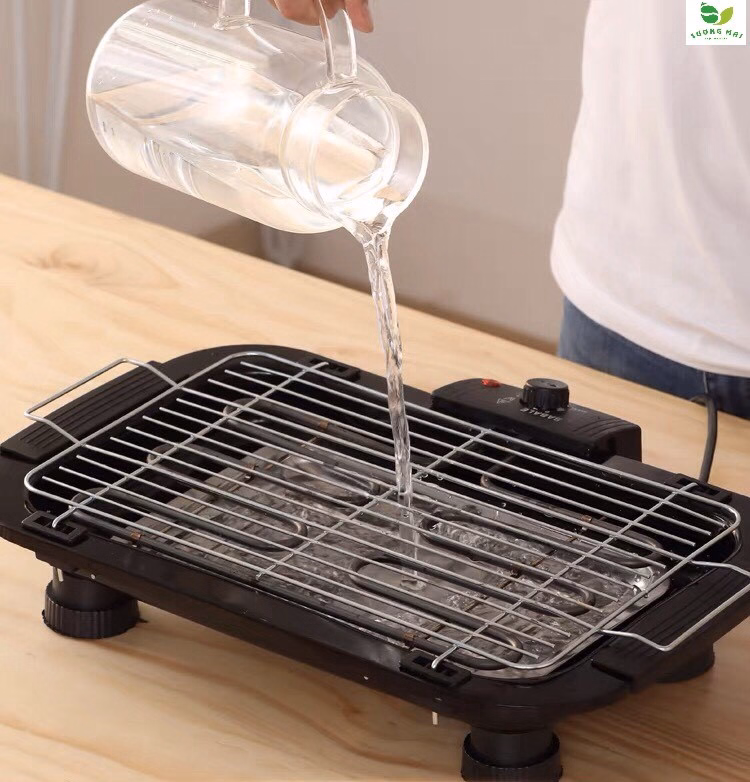 Bếp Nướng Điện Electric Barbecue Grill Không Khói Đa Năng Vỉ Lò Nướng Ngoài Trời - Babale - Ảnh 3