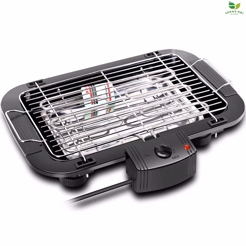 Bếp Nướng Điện Electric Barbecue Grill Không Khói Đa Năng Vỉ Lò Nướng Ngoài Trời - Babale
