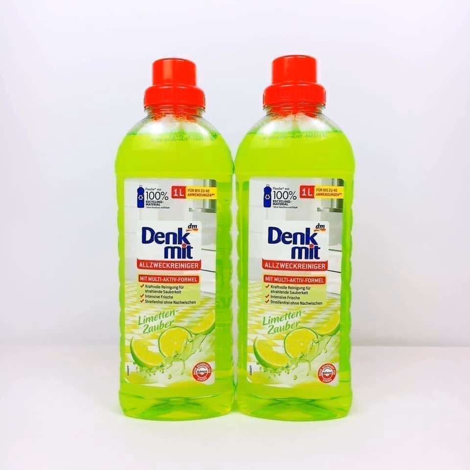 Nước Lau Sàn Đức Chai 1L Hương Chanh - Denkmit - Ảnh 2