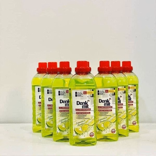 Nước Lau Sàn Đức Chai 1L Hương Chanh - Denkmit - Ảnh 3