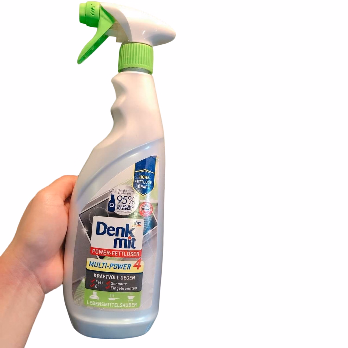 Xịt Vệ Sinh Bếp Từ, Nhà Bếp Đa Năng 4 Trong 1 Đức 750Ml - Denkmit - Ảnh 4