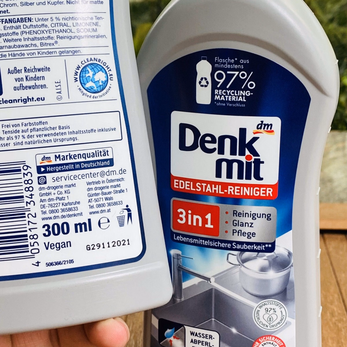 Nước Tẩy Rửa Inox 3 Trong 1 Chai 300Ml - Denkmit - Ảnh 5