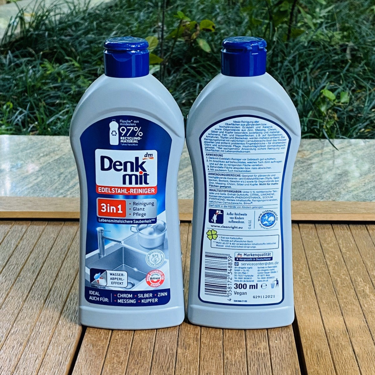 Nước Tẩy Rửa Inox 3 Trong 1 Chai 300Ml - Denkmit - Ảnh 2