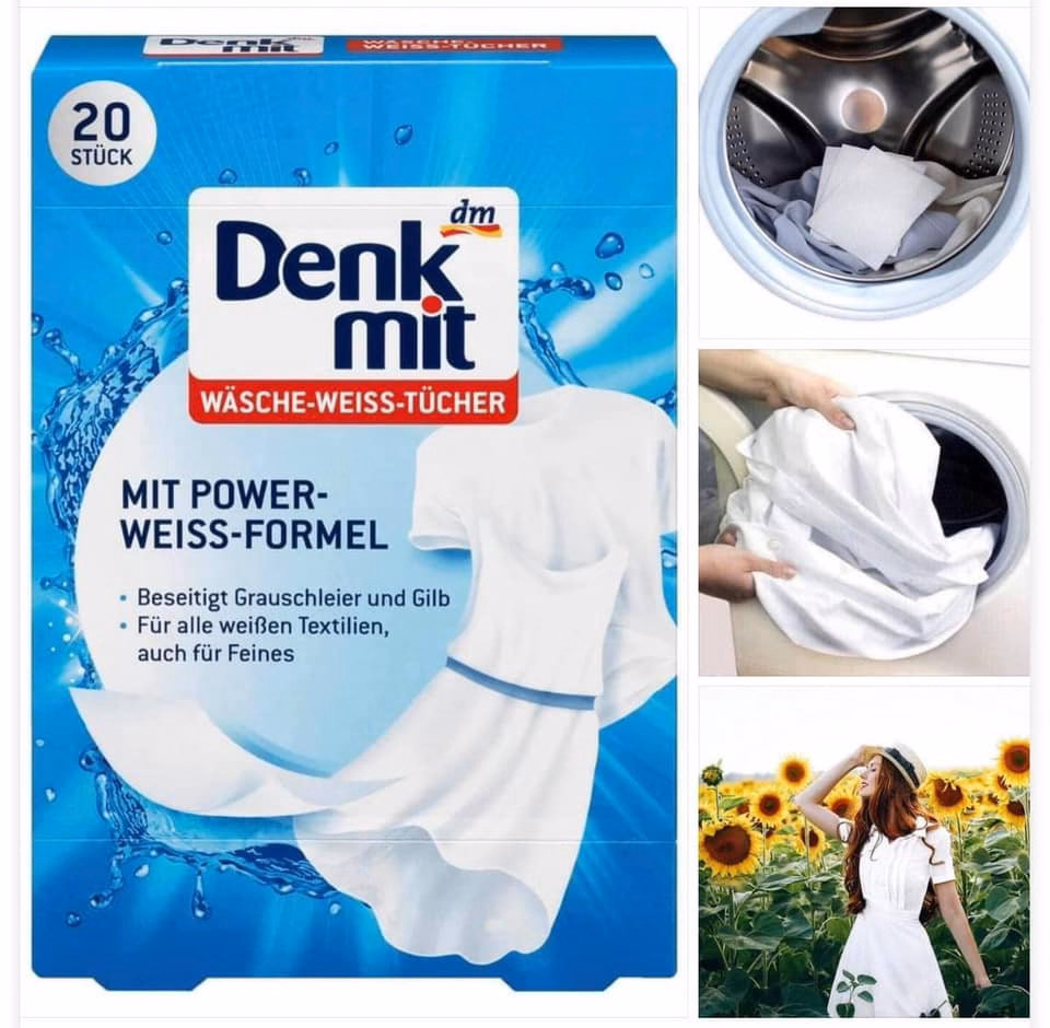 Giấy Tẩy Trắng Quần Áo - Denkmit - Ảnh 2