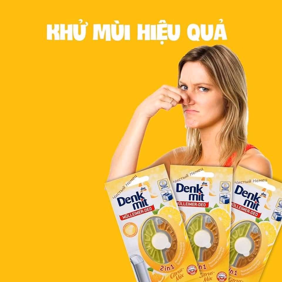 Miếng Dán Khử Mùi Hôi Thùng Rác Đức - Denkmit - Ảnh 5