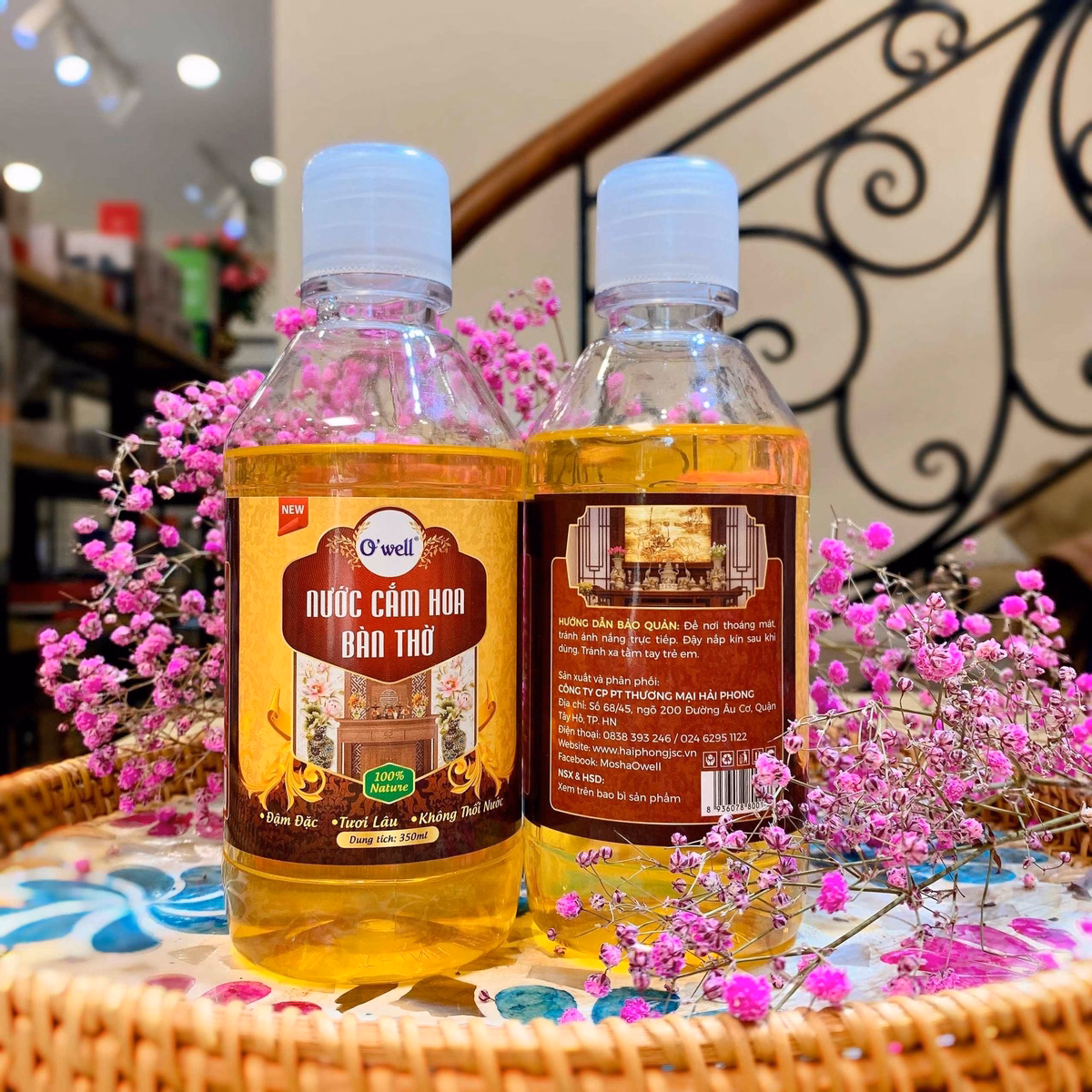 Nước Cắm Hoa Tươi Lâu Chai 350Ml - O'Well - Ảnh 3