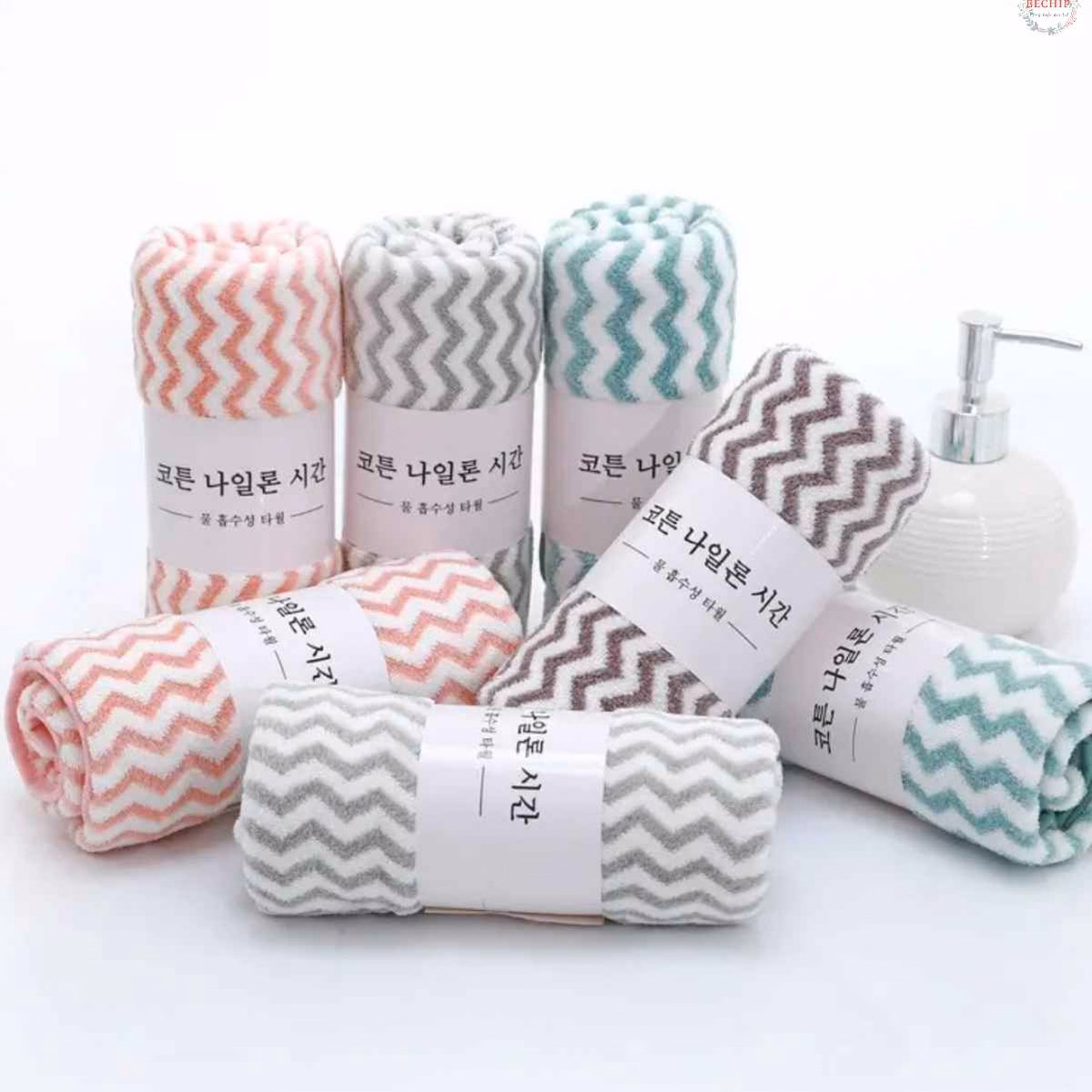 Set 5 Khăn, 10 Khăn Mặt Hàn Quốc Siêu Thấm Hút 50 X 30 Cm Ctb19 - Bechip - Ảnh 4
