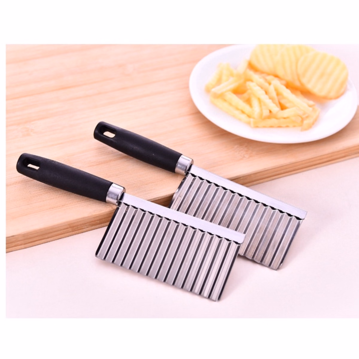 Dao Cắt Rau Củ Quả Lượn Sóng - Su - Ảnh 18