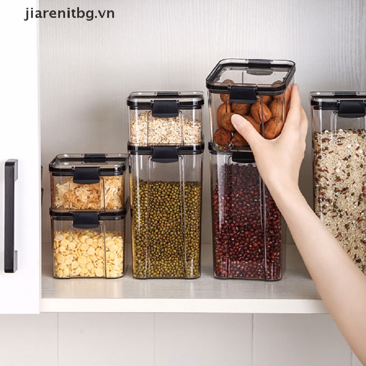 Hộp Nhựa Đựng Đồ Khô Trong Suốt 700Ml - Su - Ảnh 6