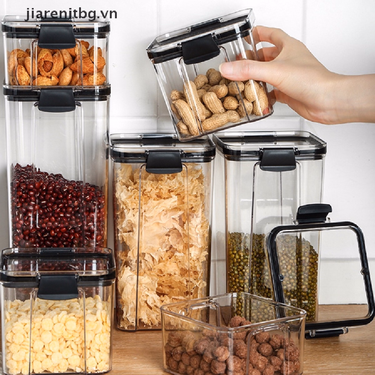 Hộp Nhựa Đựng Đồ Khô Trong Suốt 700Ml - Su - Ảnh 8