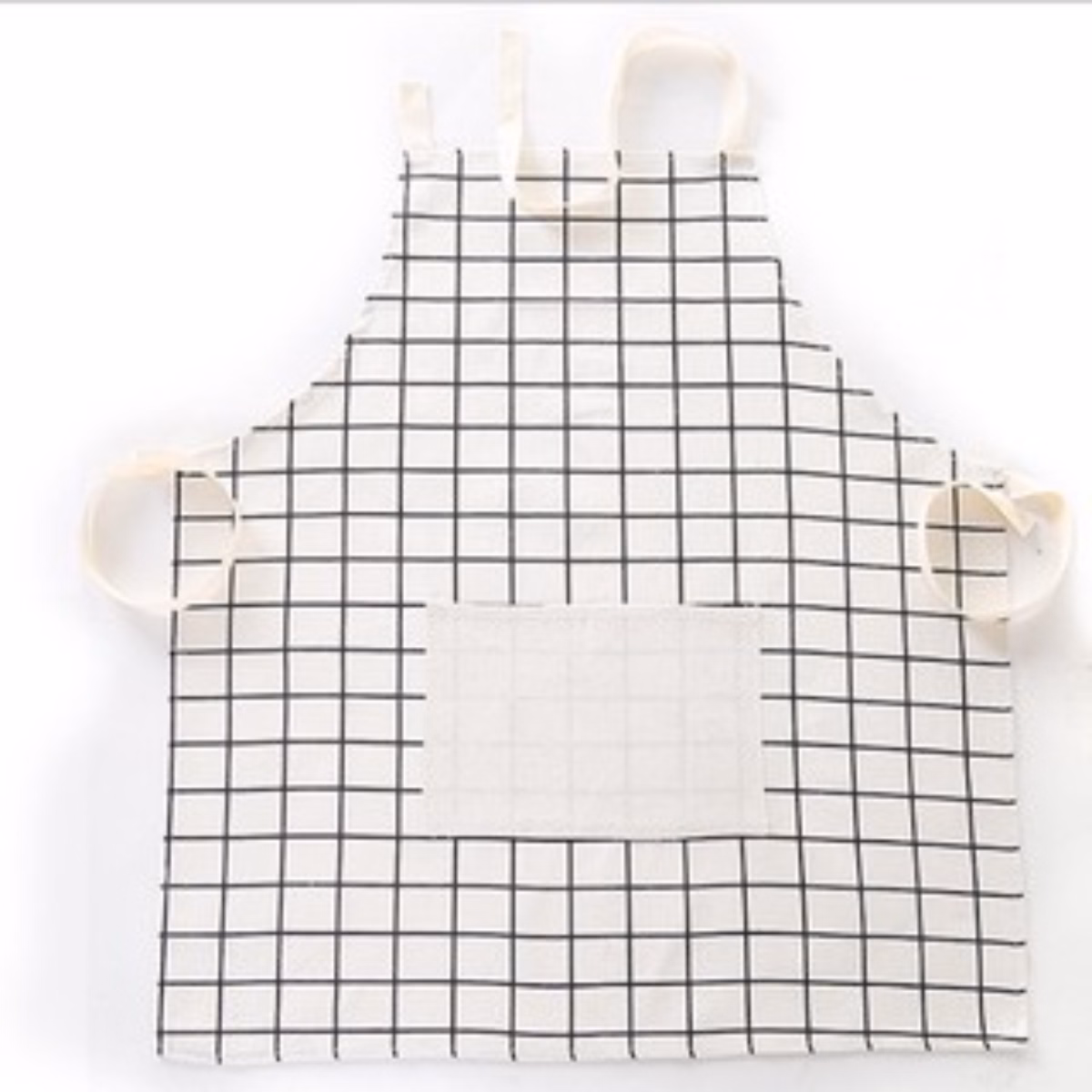 Tạp Dề Làm Bếp Chống Thấm Nước, Chống Dầu Mỡ Kẻ Caro Có Túi Siêu Tiện Lợi - Dmastore - Ảnh 6