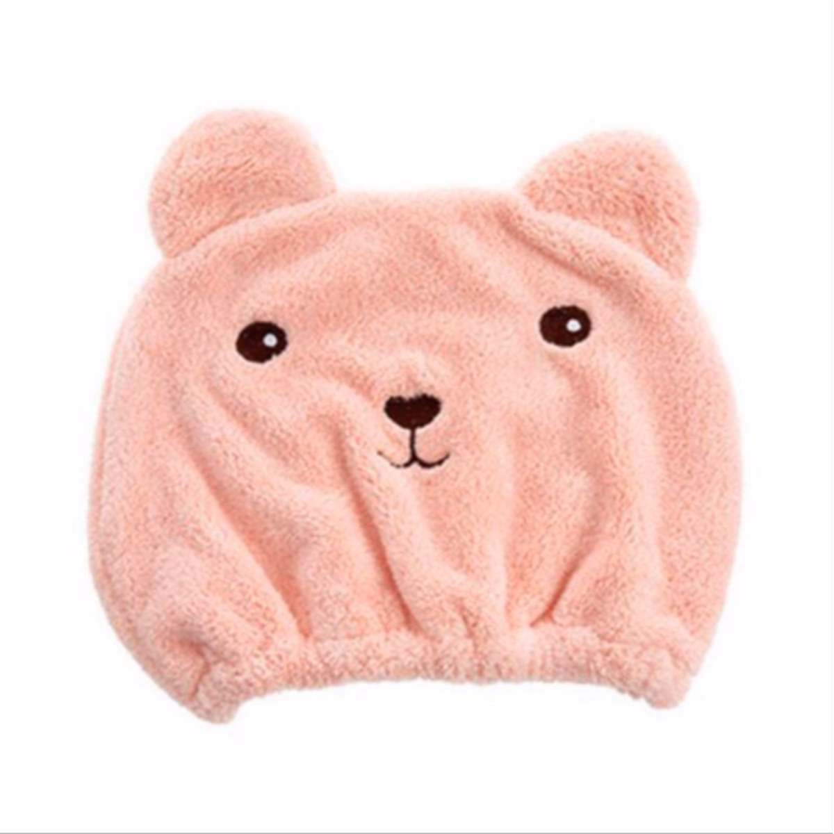 Mũ Trùm Đầu Ủ Tóc Hình Gấu Siêu Tiện Ích, Khăn Làm Khô Tóc Dạng Mũ Đa Năng - Dmastore - Ảnh 4