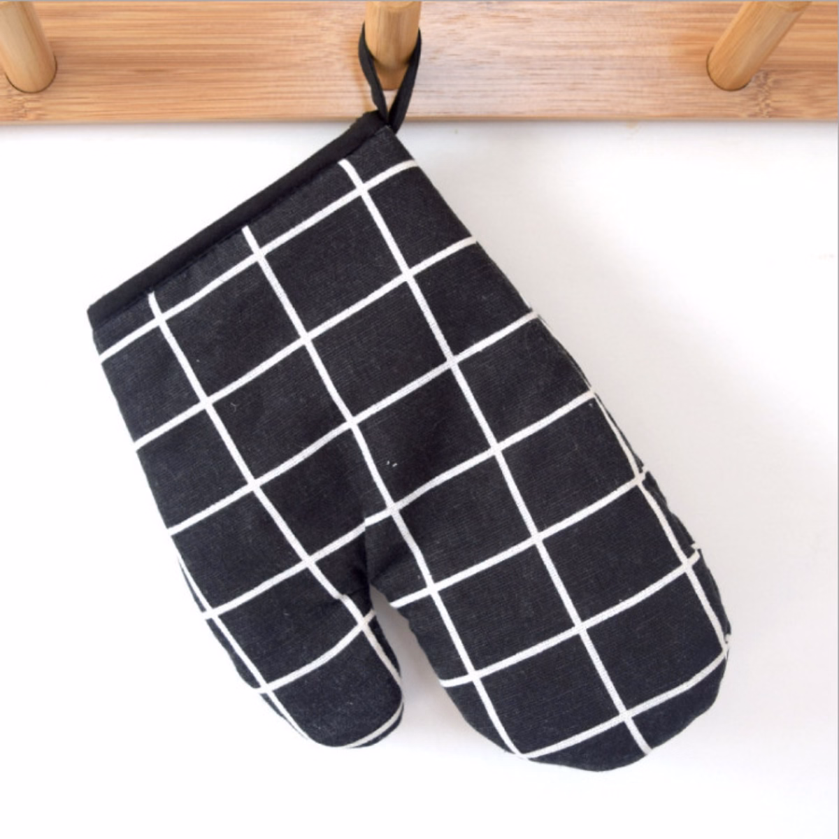 Gang Tay Nhà Bếp Cách Nhiệt Đa Năng, Gang Tay Lò Vi Sóng Có Móc Treo Tiện Dụng - Dmastore - Ảnh 3