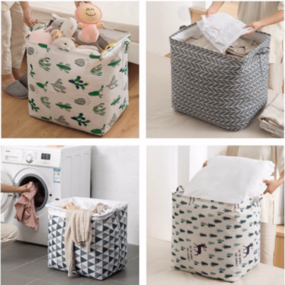 Túi Đựng Chăn Màn, Quần Áo Có Dây Rút 100L Ctb38 - Bechip - Ảnh 3