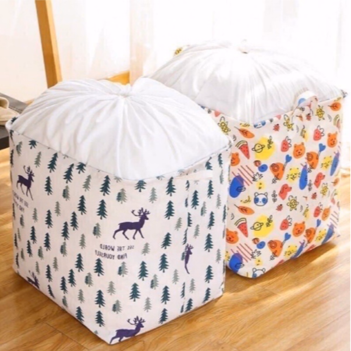Túi Đựng Chăn Màn, Quần Áo Có Dây Rút 100L Ctb38 - Bechip - Ảnh 6