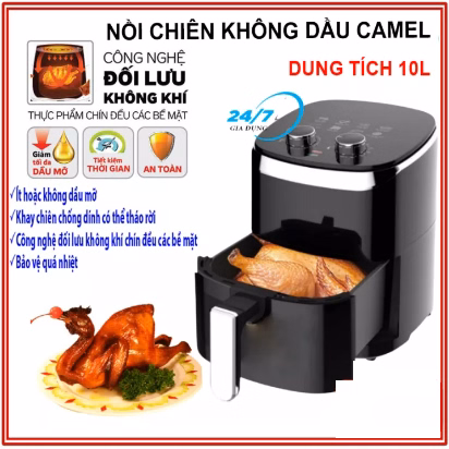 Nồi Chiên Không Dầu Camel 10L Ctb40 - Bechip - Ảnh 4