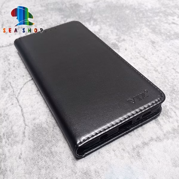 Bao Da Oppo A54 Dạng Ví, Có Ngăn Cài Thẻ Tiền, Thiết Kế Nắp Gập 2 Mặt - Sea Shop - Ảnh 3