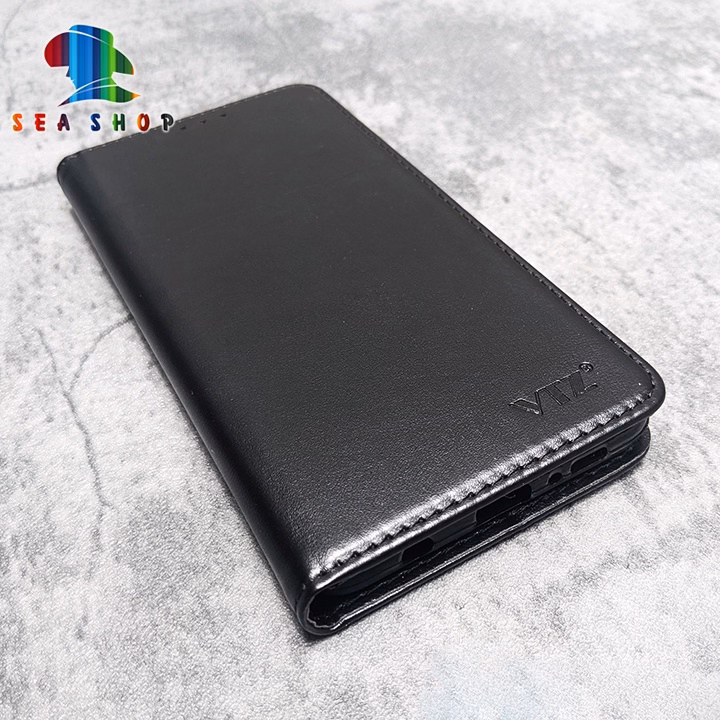 Bao Da Oppo A54 Dạng Ví, Có Ngăn Cài Thẻ Tiền, Thiết Kế Nắp Gập 2 Mặt - Sea Shop - Ảnh 3