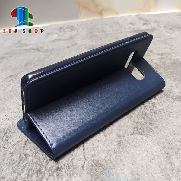 Bao Da Oppo Reno 6 Dạng Ví, Có Ngăn Cài Thẻ Tiền, Thiết Kế Nắp Gập 2 Mặt - Sea Shop - Ảnh 8