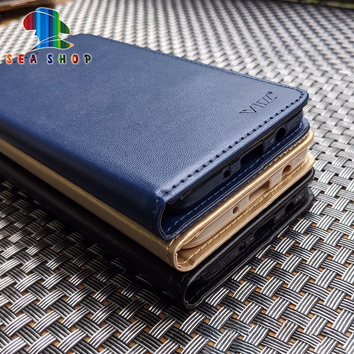 Bao Da Oppo Reno 4 Dạng Ví, Có Ngăn Cài Thẻ Tiền, Thiết Kế Nắp Gập 2 Mặt - Sea Shop - Ảnh 7